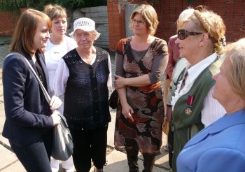 Л.Кочержина и куратор Ани Кройтляр