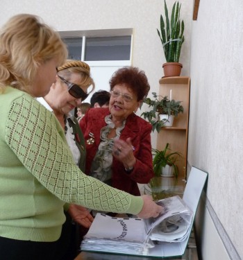 Выставка народного творчества участников проекта