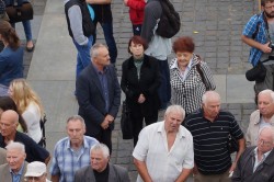 Мітинг біля Музею історії України в Другій світовій війні